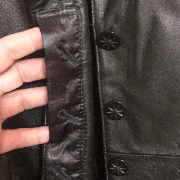 Green Leather Jacket - Picture 4 of 8